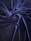 1 Yard Deep Navy Blue Stretch Velvet Fabric with Soft Finish and Elegant Drape 58/60 Inch Width